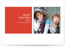 Modern Geometric Christmas Photo Cards