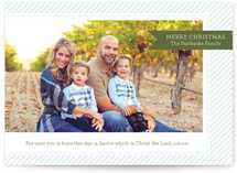 Holiday Prep (Scripture) Christmas Photo Cards
