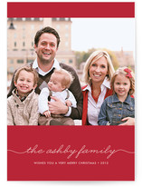 Beautifully Penned Christmas Photo Cards