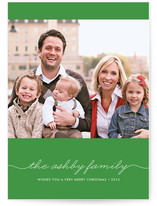 Beautifully Penned Christmas Photo Cards