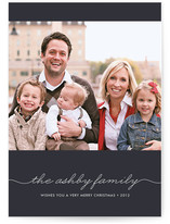 Beautifully Penned Christmas Photo Cards