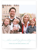 Beautifully Penned Christmas Photo Cards