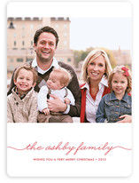 Beautifully Penned Christmas Photo Cards