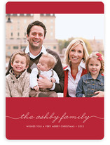 Beautifully Penned Christmas Photo Cards