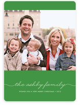 Beautifully Penned Christmas Photo Cards
