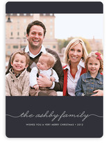 Beautifully Penned Christmas Photo Cards