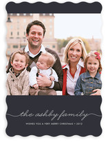Beautifully Penned Christmas Photo Cards