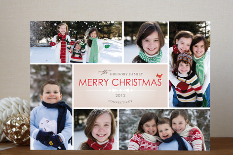 Bowtie Christmas Photo Cards