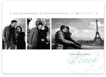 Love & Happiness Christmas Photo Cards