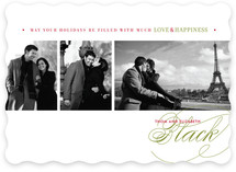 Love & Happiness Christmas Photo Cards