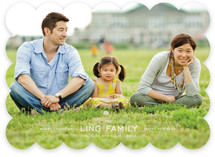 Modern Family Crest Christmas Photo Cards