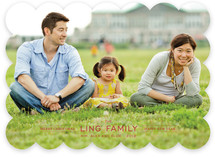 Modern Family Crest Christmas Photo Cards
