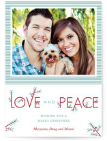Typographic Christmas Photo Cards