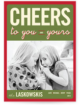 Float + Cheers to You Christmas Photo Cards