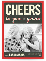 Float + Cheers to You Christmas Photo Cards