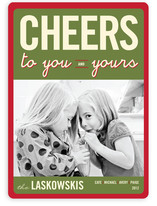 Float + Cheers to You Christmas Photo Cards