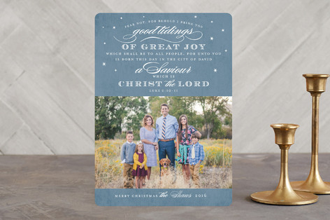 Luke 2 Christmas Photo Cards