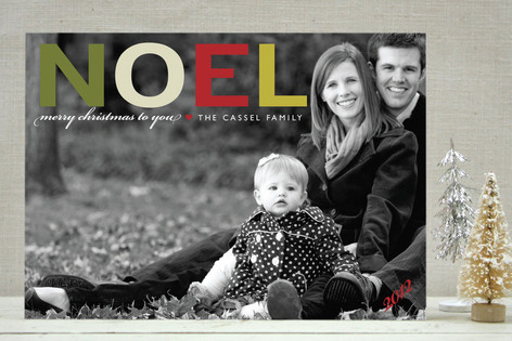 Noel Christmas Photo Cards