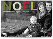Noel Christmas Photo Cards