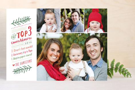 Countdown List Christmas Photo Cards