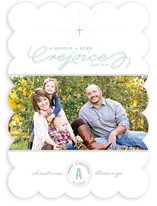 A Savior is Born Christmas Photo Cards