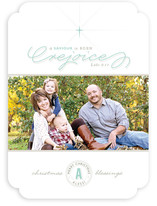 A Savior is Born Christmas Photo Cards