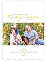 A Savior is Born Christmas Photo Cards