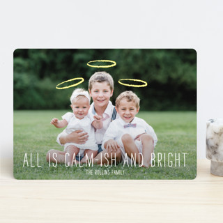 Calm-ish + Bright Christmas Photo Cards