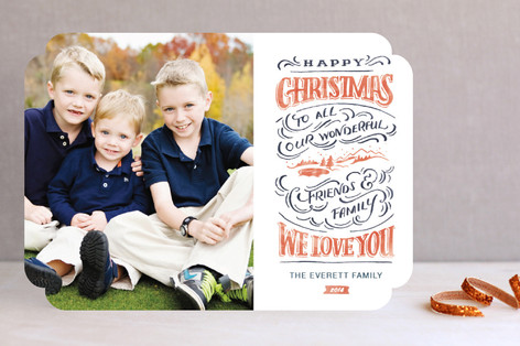 Christmas Landscape Christmas Photo Cards