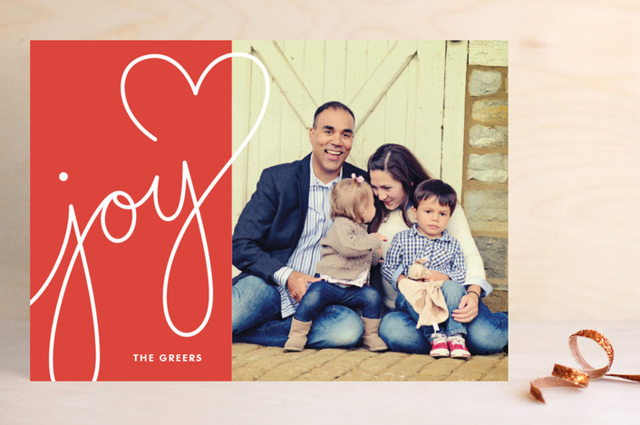 Lettered With Love Christmas Photo Cards