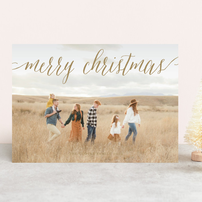 Pure Happy Christmas Photo Cards