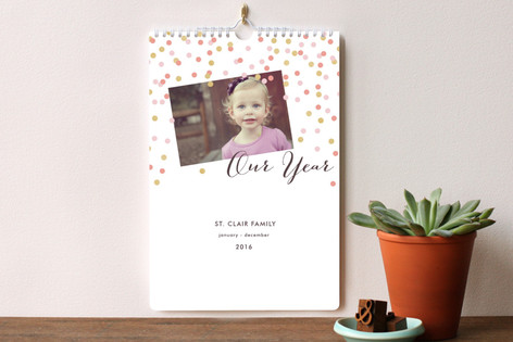Glittering Confetti Standard Calendars