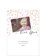 Glittering Confetti Standard Calendars