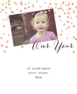 Glittering Confetti Grand Calendars