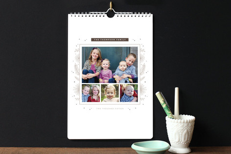 Floral Frame Standard Calendars