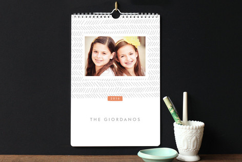 Handdrawn Herringbone Standard Calendars