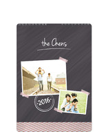 Washi Chalkboard Notes Standard Calendars