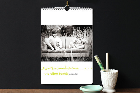 Days of the Week Standard Calendars