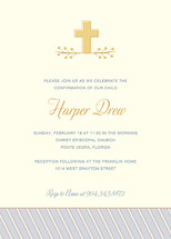 Sweet Cross Confirmation Invitations