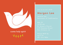 Come Holy Spirit Confirmation Invitations
