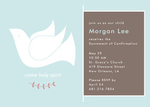 Come Holy Spirit Confirmation Invitations