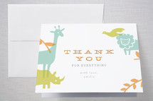 Children's Birthday Party Thank You Cards