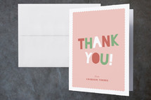 Children's Birthday Party Thank You Cards