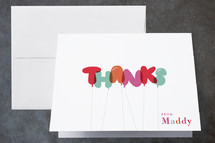Children's Birthday Party Thank You Cards