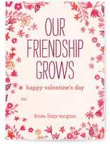Our Friendship Grows Classroom Valentine's Day Cards