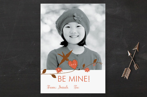 little birdie Classroom Valentine's Day Cards