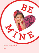 Be Mine Classroom Valentine's Day Cards