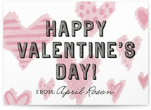 Doodle Hearts Classroom Valentine's Day Cards