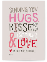 Doodle Words Classroom Valentine's Day Cards