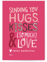 Doodle Words Classroom Valentine's Day Cards